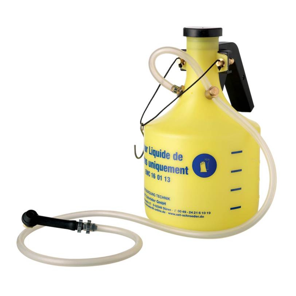 BIDON DE PURGE AUTONOME SAM OUTILLAGE - 3160