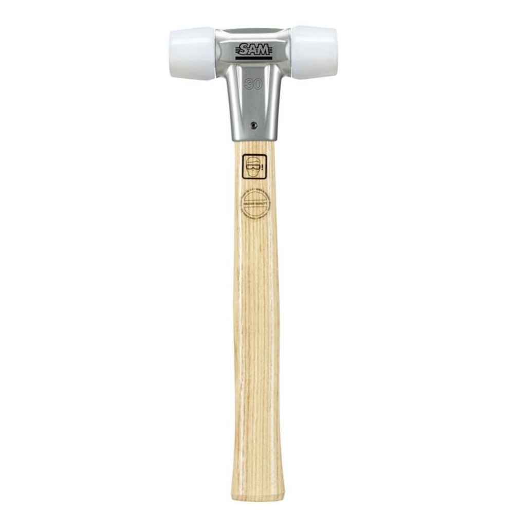 Massette avec embouts en Nylon - Diamètre 25 mm SAM OUTILLAGE - 32425