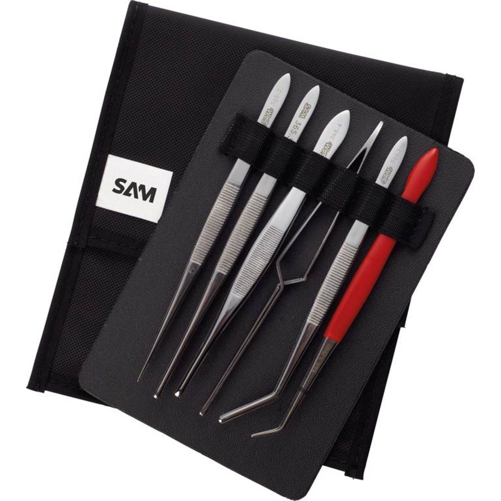 TROUSSE DE 6 BRUCELLES SAM OUTILLAGE - 365TR6A