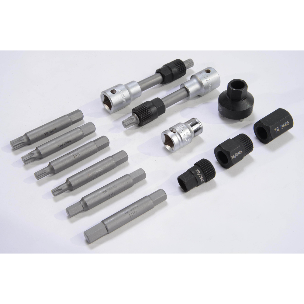 COFFRET 9 OUTILS POUR DEMONTAGE POULIE D'ALTERNATEUR SAM OUTILLAGE - 3665