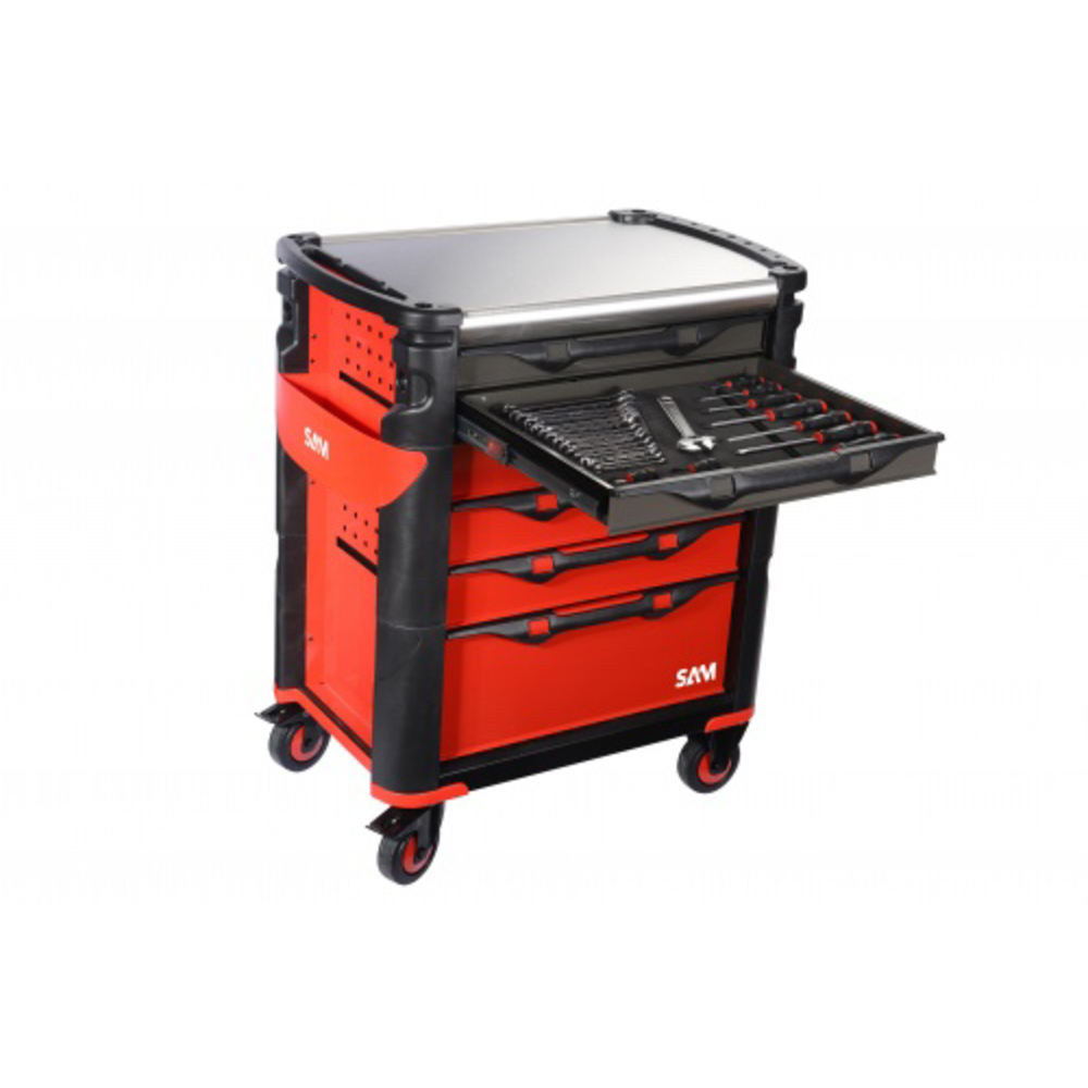 Servante 41 - 6 tiroirs - 200 out maint. indust. mod. mousse SAM OUTILLAGE - 416200M