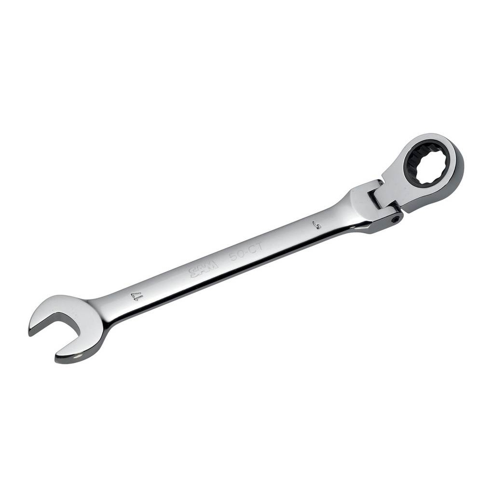 CLE MIXTE A CLIQUET ARTICULEE DE 18 SAM OUTILLAGE - 50CT18