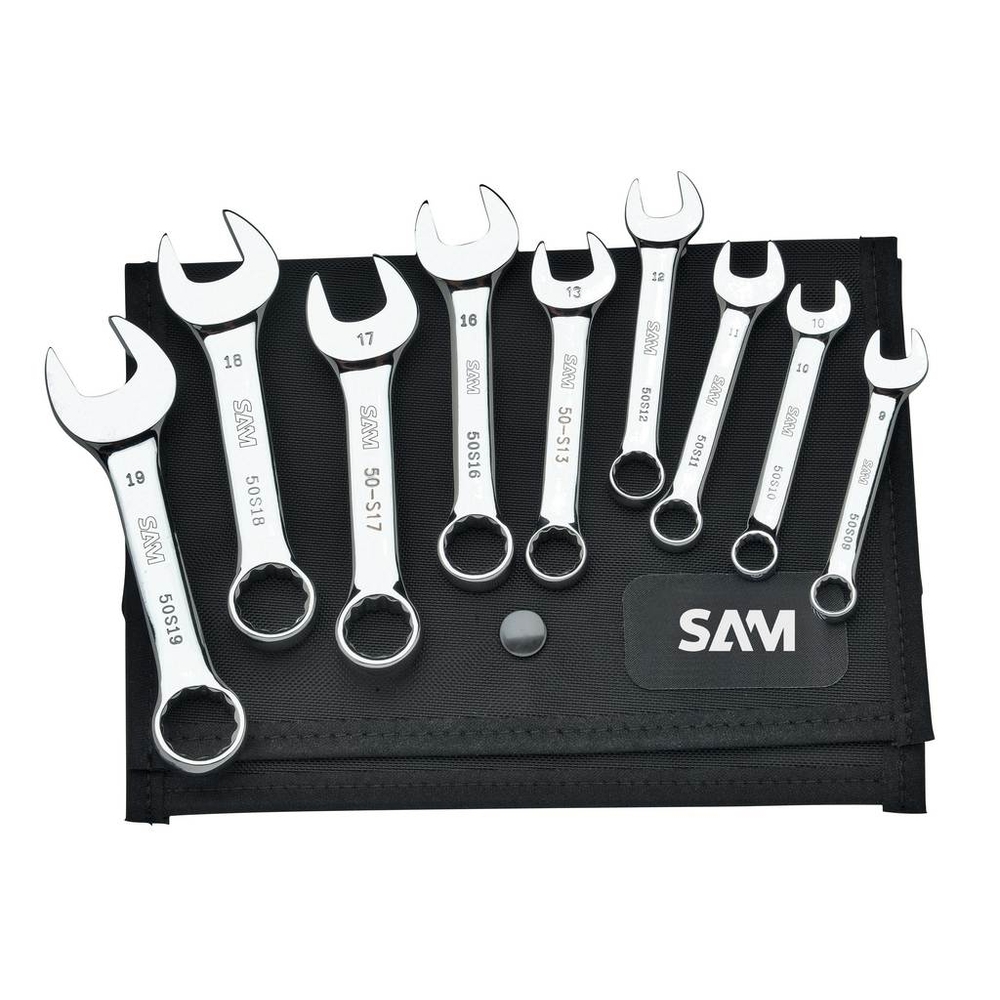 TROUSSE 9 CLES MIXTES COURTES 8 A 19MM SAM OUTILLAGE - 50STR9