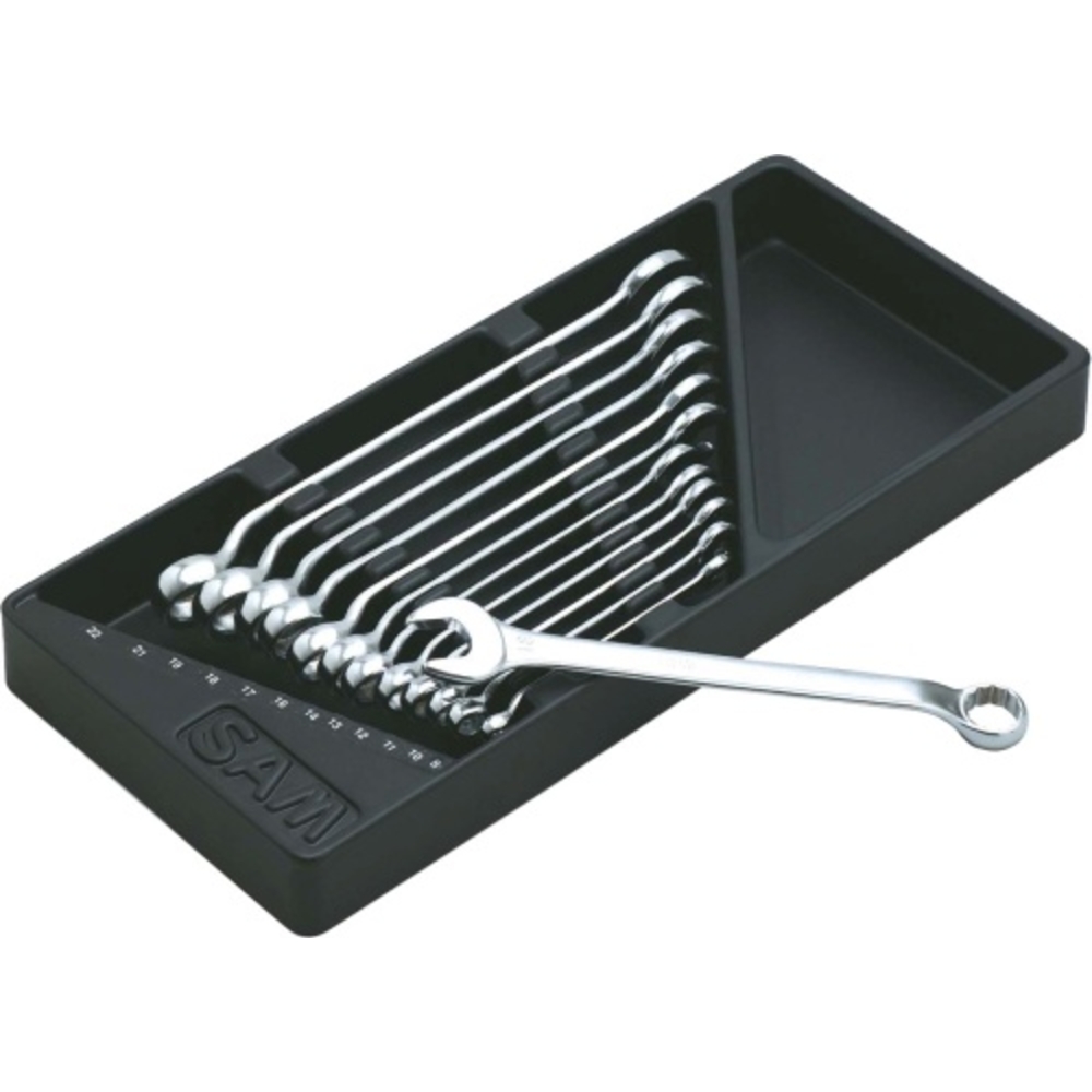 MODULE 12 CLES MIXTES SAM OUTILLAGE CONTRE-COUDEES 8 A 22 MM - 53-J12M