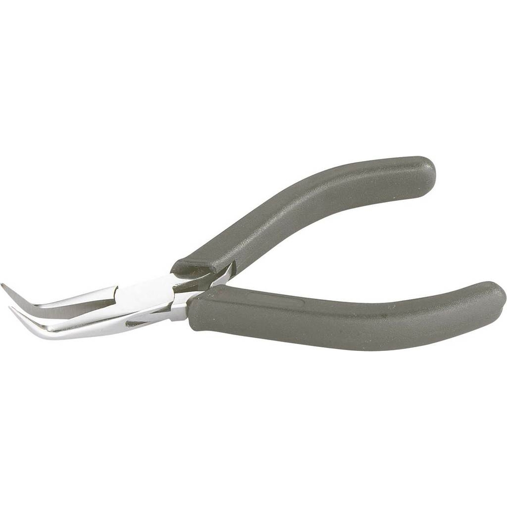 PINCE ELECTRONIQUE BEC 1/2 ROND COUDE SAM OUTILLAGE - 554C