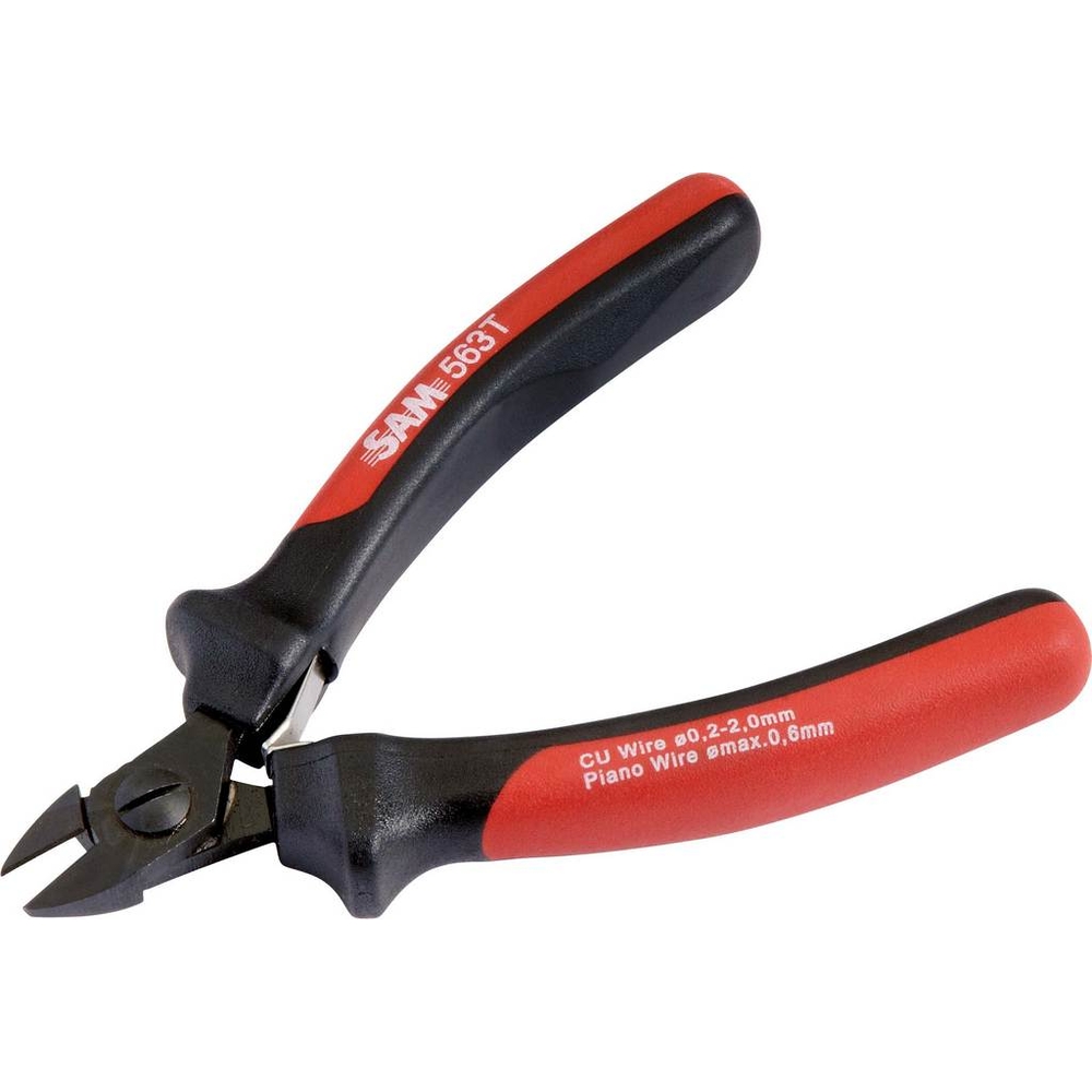 PINCE ELECTRONIQUE COUPANTE DIAGONALE BIMATIERE SAM OUTILLAGE - 563T