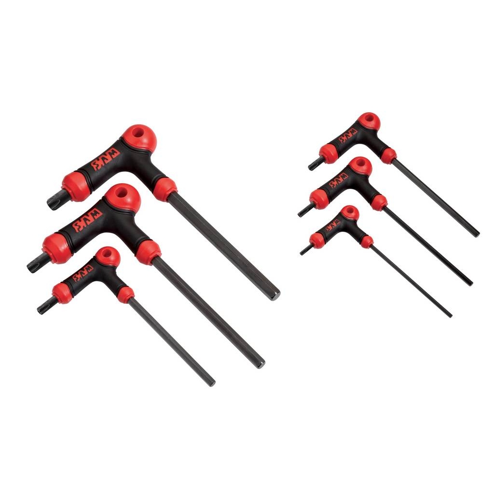 JEU DE 6 CLES MALES RESISTORX POIGNEE EN L SAM OUTILLAGE - 59PTXJ6