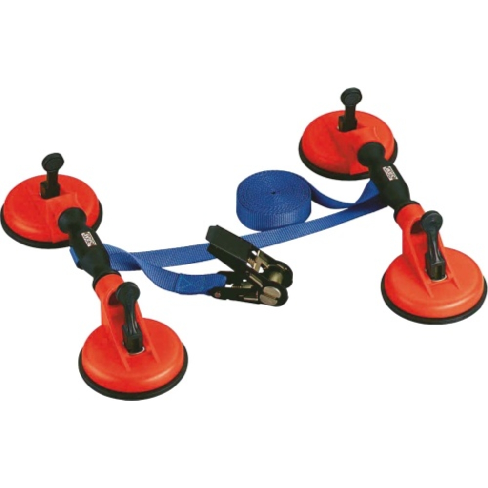 JEU DE 2 VENTOUSES SAM OUTILLAGE ET 1 SANGLE POUR PARE BRISE- 627-PB2J