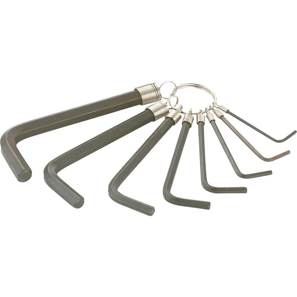 ANNEAU 8 CLES MALES COUDEES COURTES SAM OUTILLAGE - 62AN81