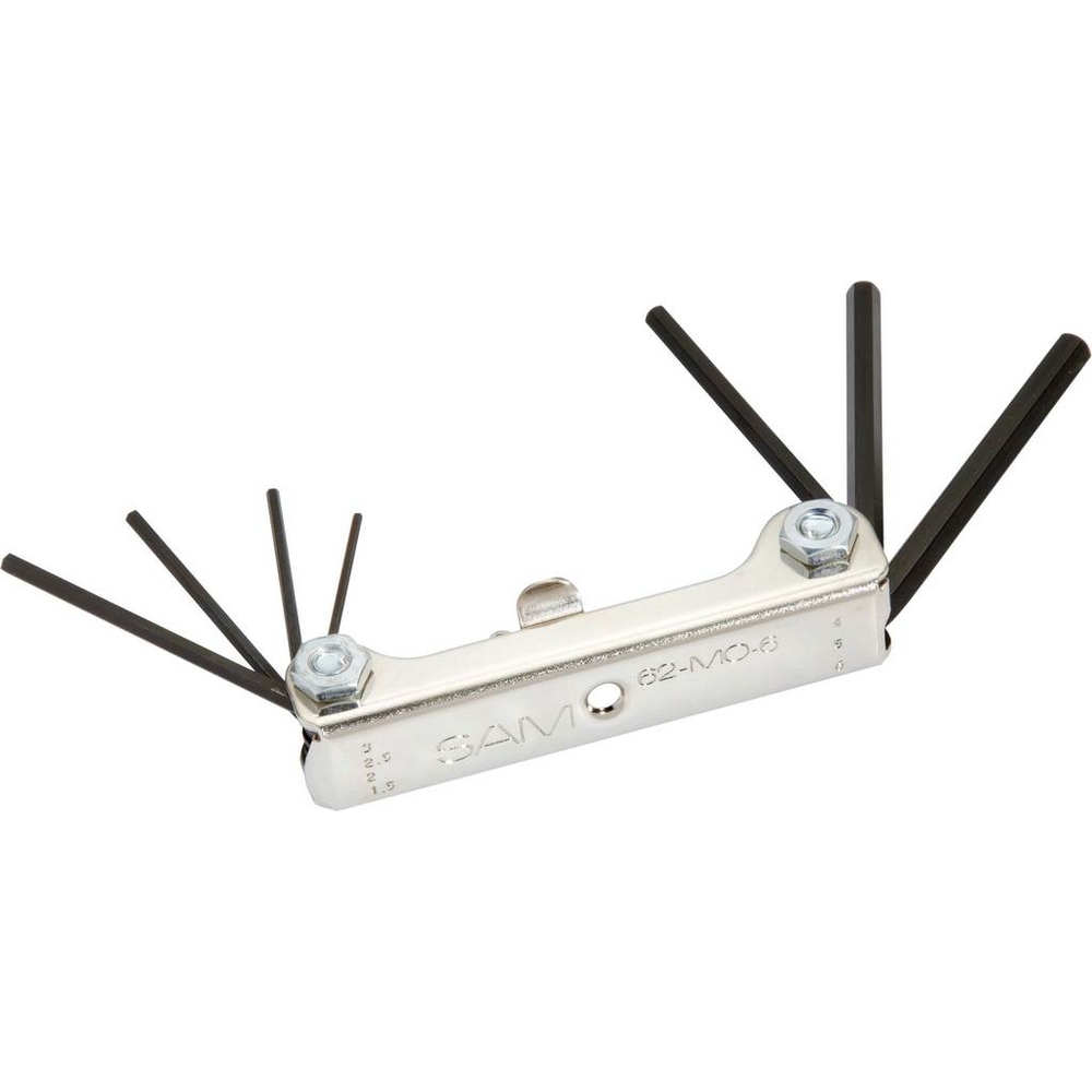 MONTURE 6 CLES MALES COURTES EN POUCE SAM OUTILLAGE - 62M06A