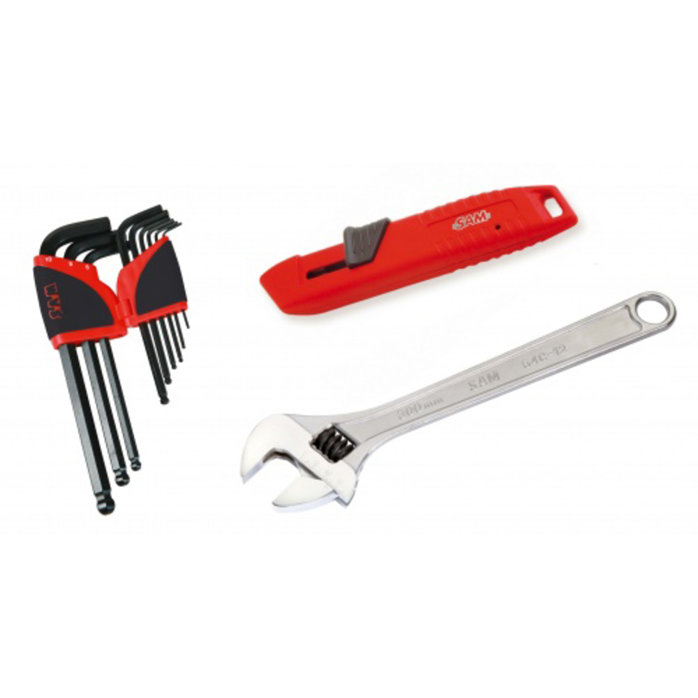Compositions de cles males 44 pieces SAM OUTILLAGE - 62R11