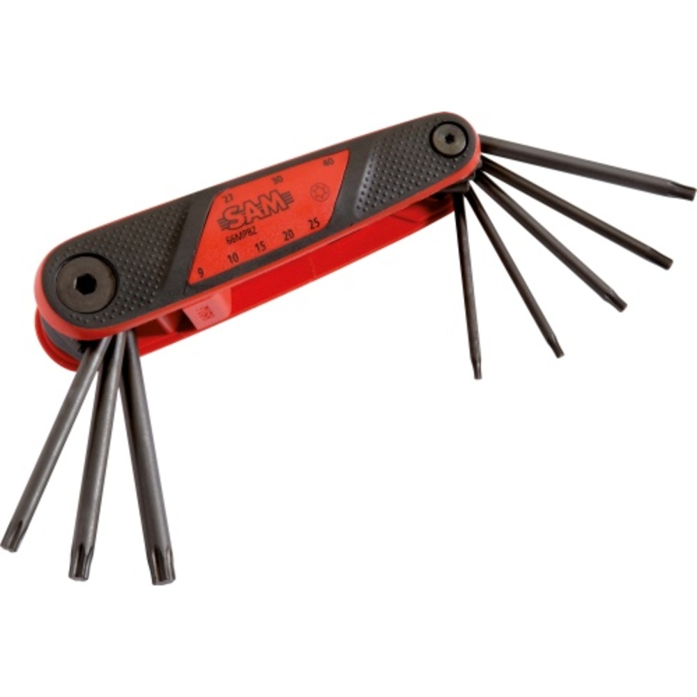 MONTURE 8 CLES MALES SAM OUTILLAGE TORX 8 A 40 - 66-MP8