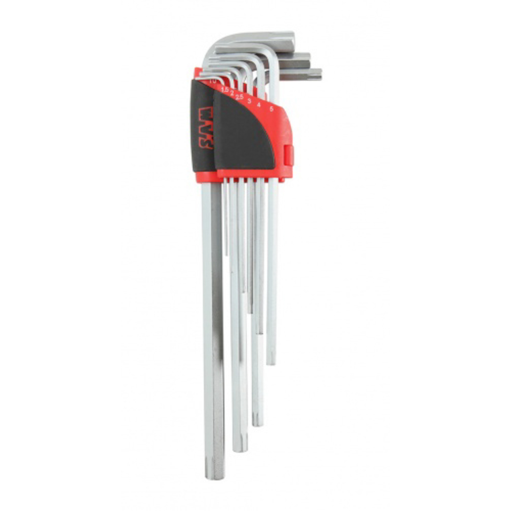 Jeu 9 cles males extra-longues pour vis abimees sur ratelier SAM OUTILLAGE - 67HR9A