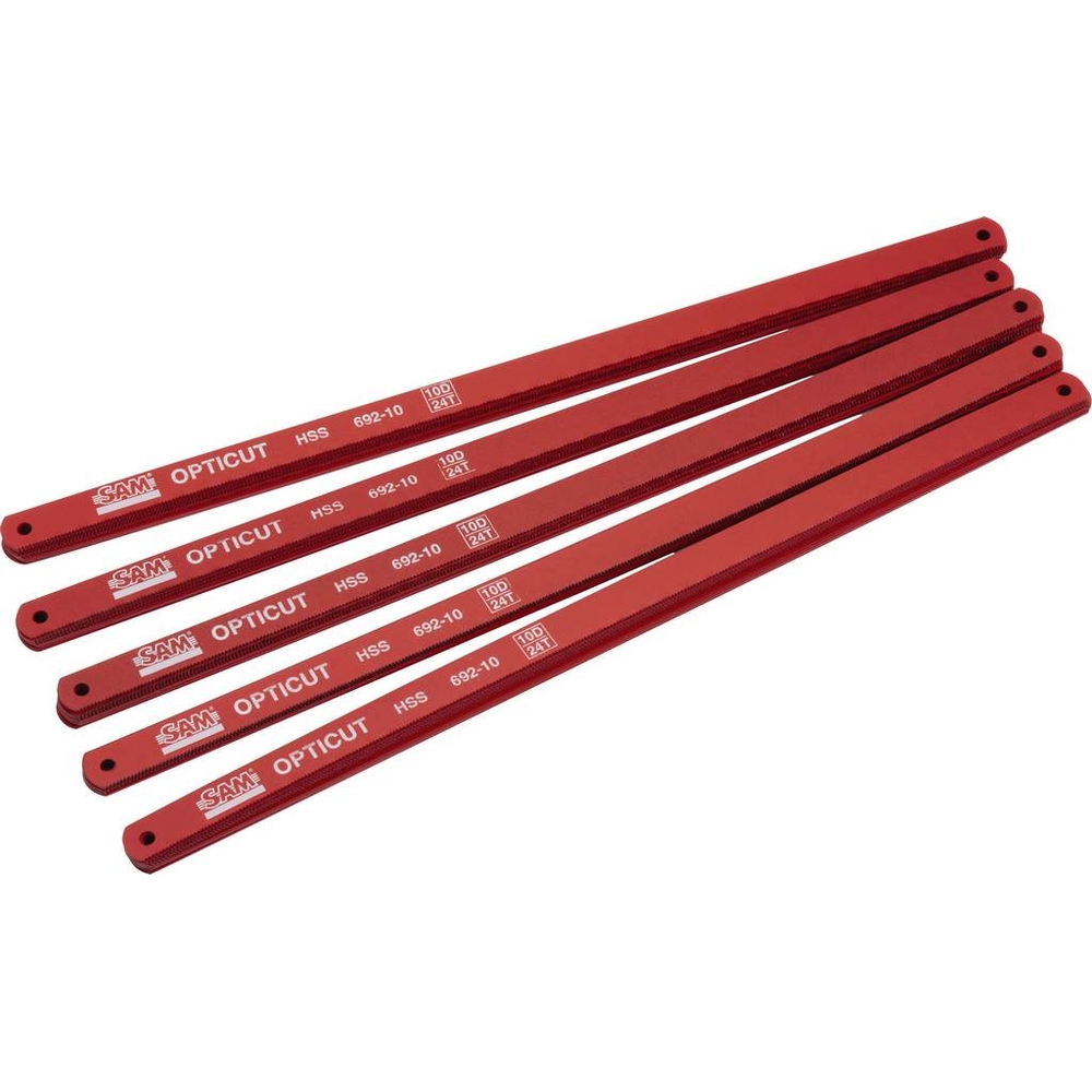 ETUI 10 LAMES DE SCIE 12 DENTS/CM SAM OUTILLAGE - 691E12A