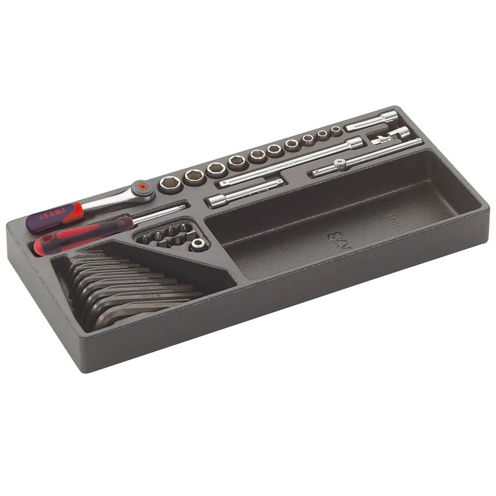 MODULE DOUILLES ACCESSOIRES 1/4 23 OUTILS SAM OUTILLAGE - 73R1M