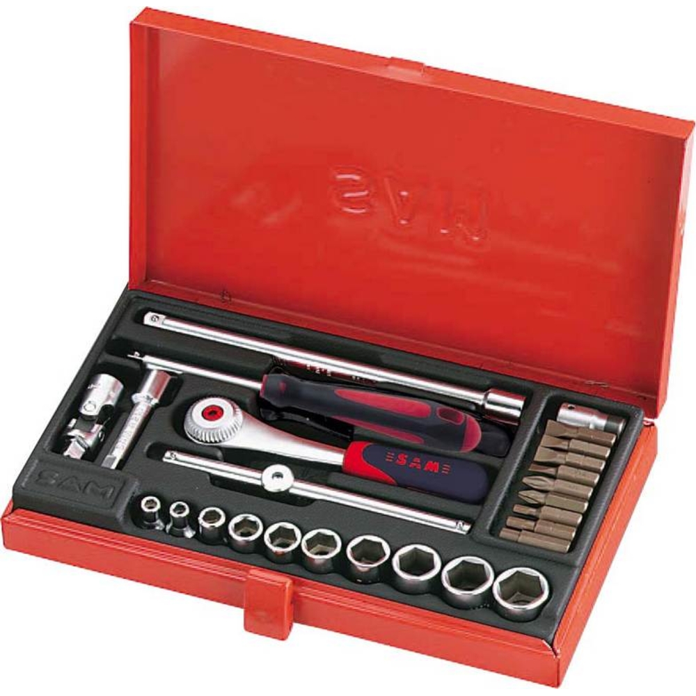 COFFRET 26 OUTILS 1/4' SAM OUTILLAGE - 73R26A
