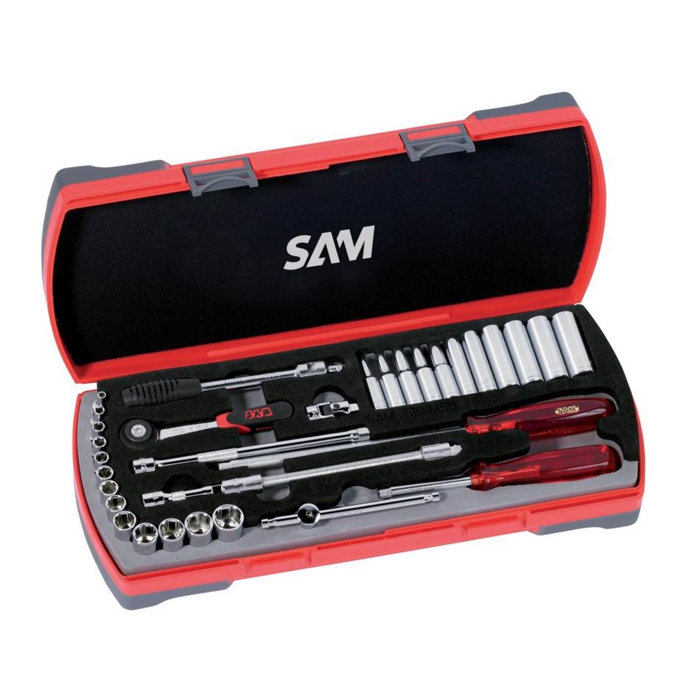 COFFRET 33 OUTILS 1/4' SAM OUTILLAGE - 73RL33