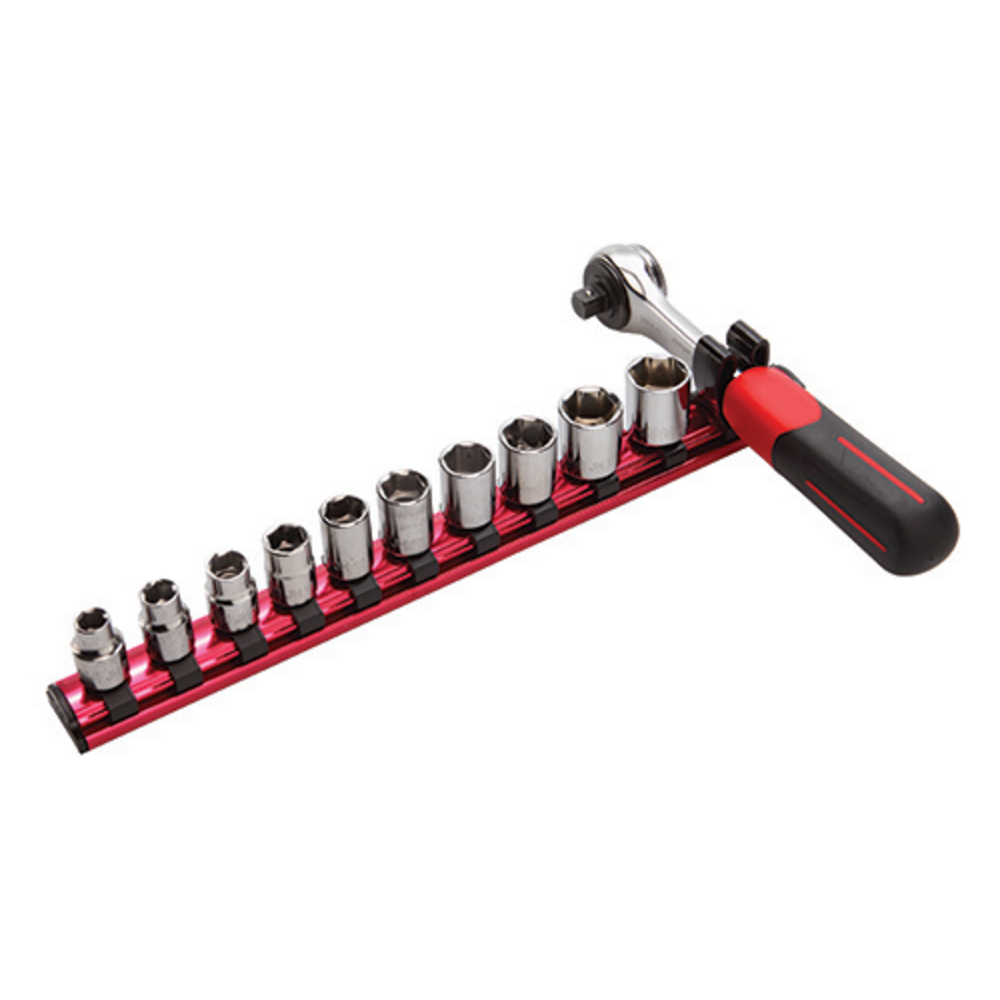 Jeu de 11 outils 3/8'' sur rack aimante SAM OUTILLAGE - 74J11R