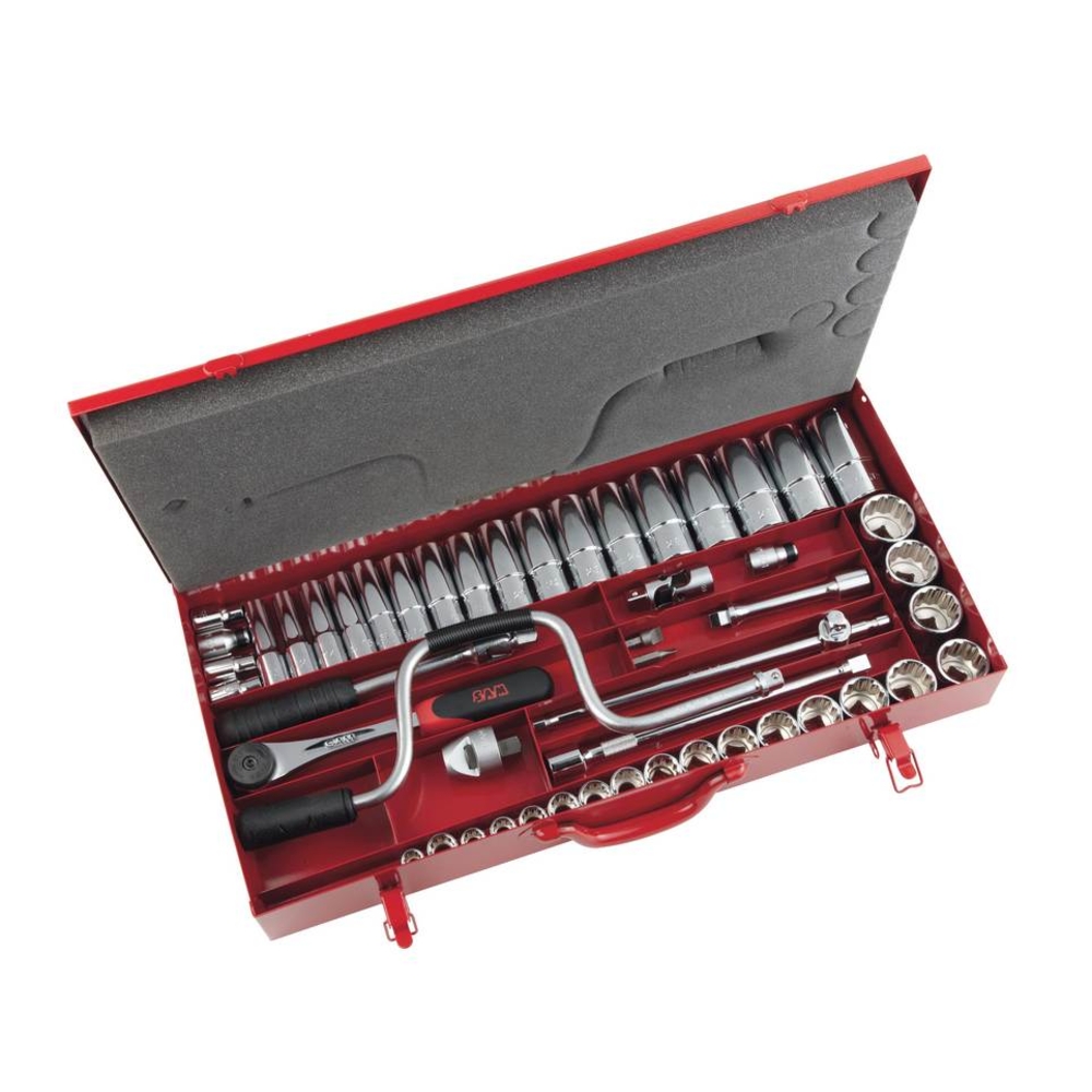 COFFRET 49 OUTILS 1/2' SAM OUTILLAGE - 75S49A