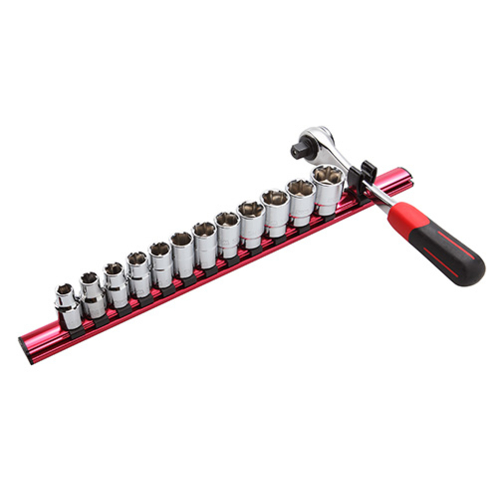 Jeu de 13 outils 1/2'' sur rack aimante SAM OUTILLAGE - 75SH13N