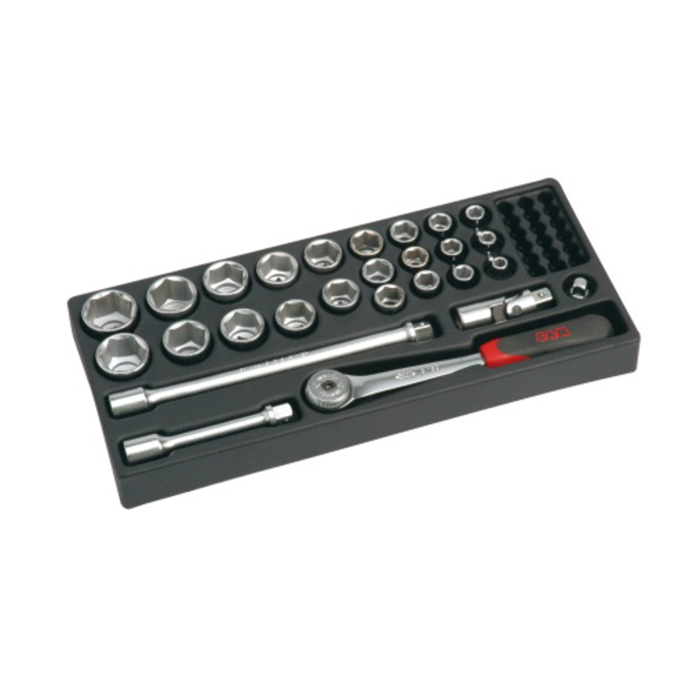 Module abs 1/3 de 27 outils 1/2'' 6 pans en mm SAM OUTILLAGE - 75SH1M