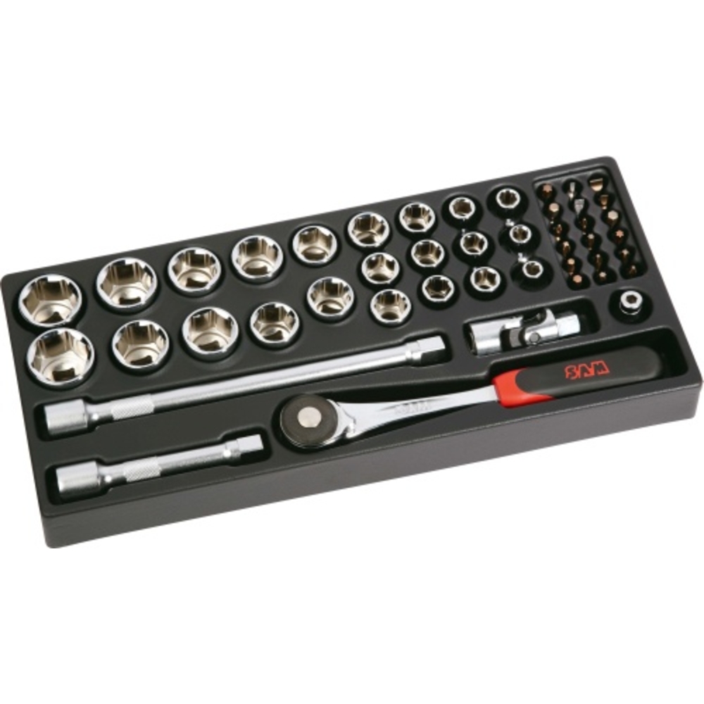 PLATEAU MODULOSAM SAM OUTILLAGE 1/2' DE 45 OUTILS EN MM -75-SH45PM
