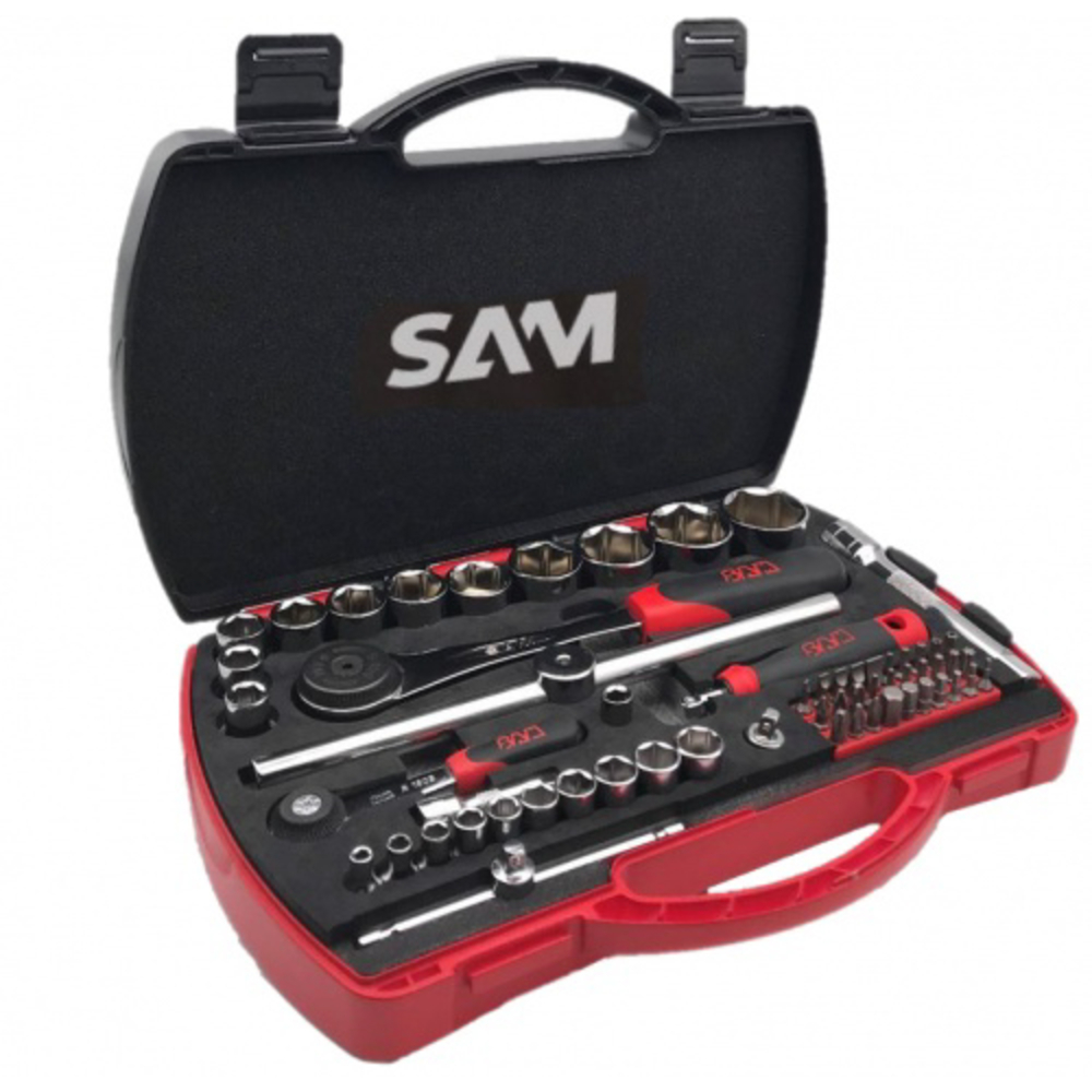 Coffret 1/4'' et 1/2'' SAM OUTILLAGE - 75SHR60