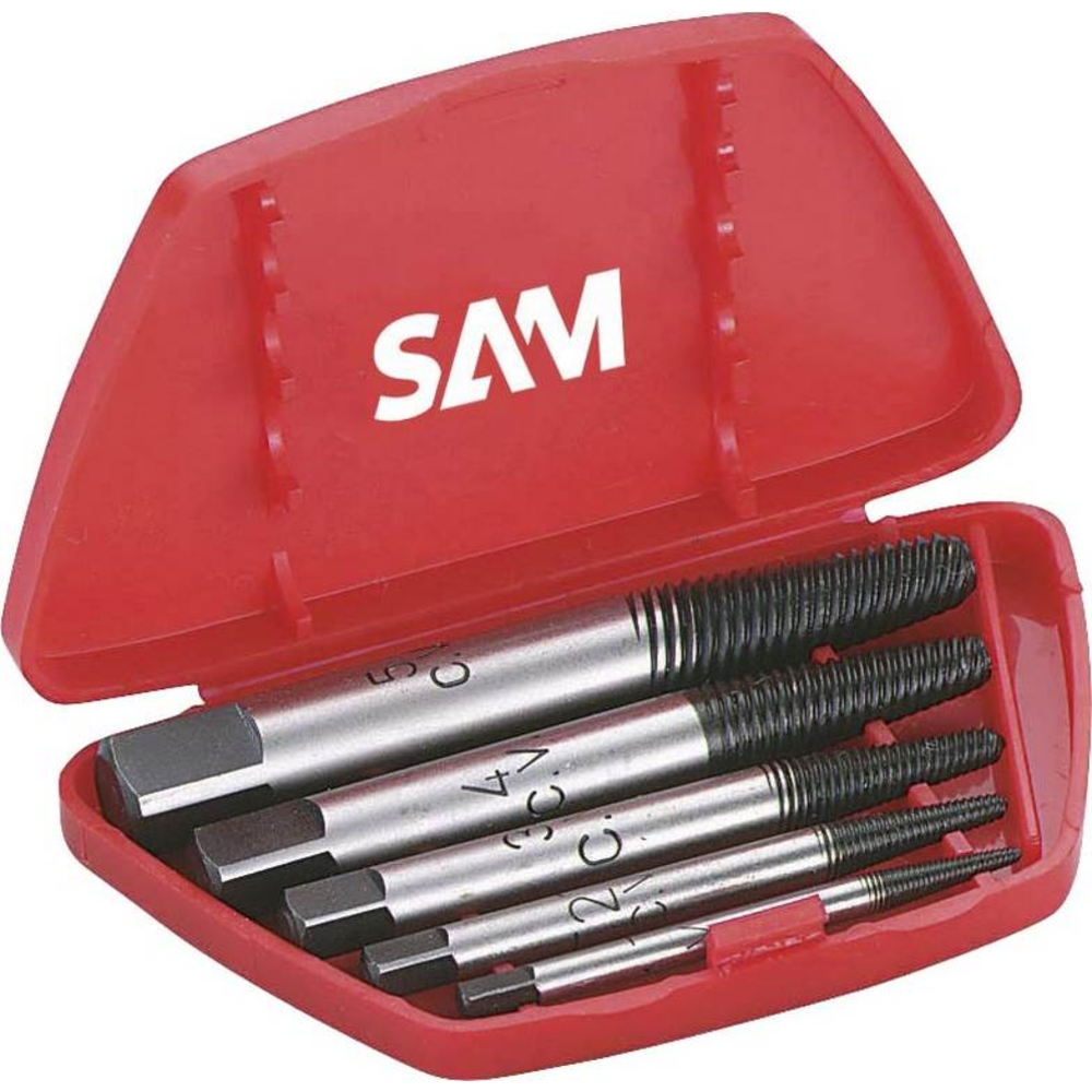 COFFRET DE 5 EXTRACTEURS HELICOIDAUX SAM OUTILLAGE - 761C5