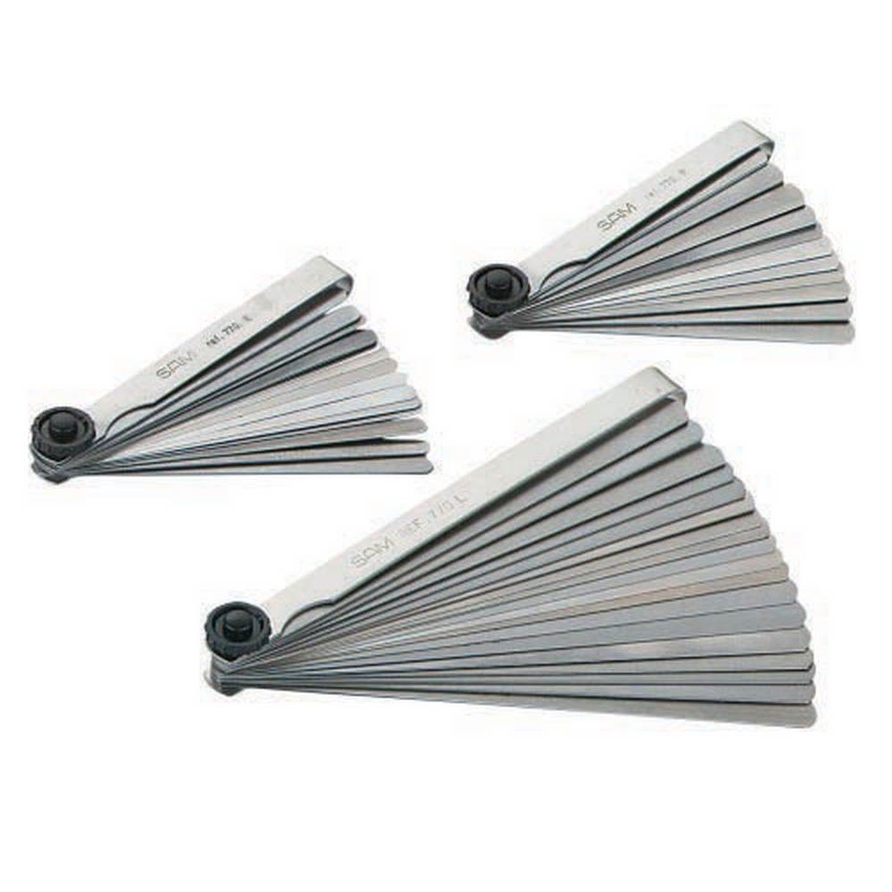 MONTURE DE 18 JAUGES D'EPAISSEUR LONGUE BOUT ARRONDI 0,05-1MM SAM OUTILLAGE - 770L
