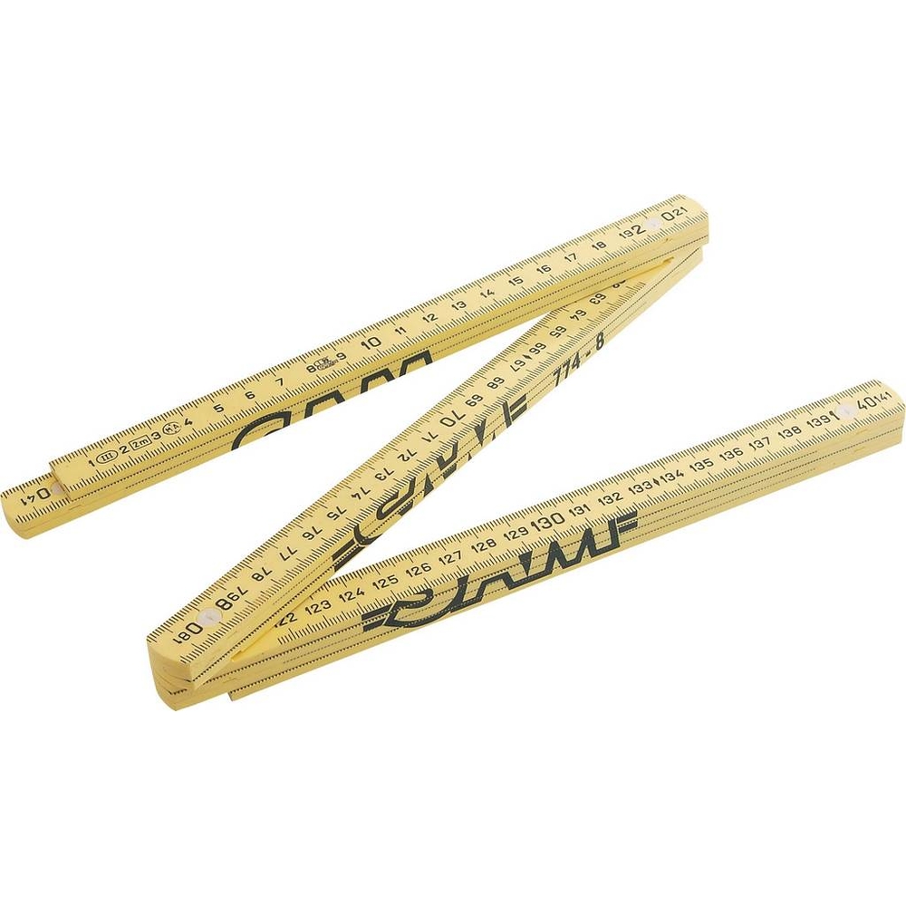 METRE PLIANT FIBRE DE VERRE 2M SAM OUTILLAGE - 7748