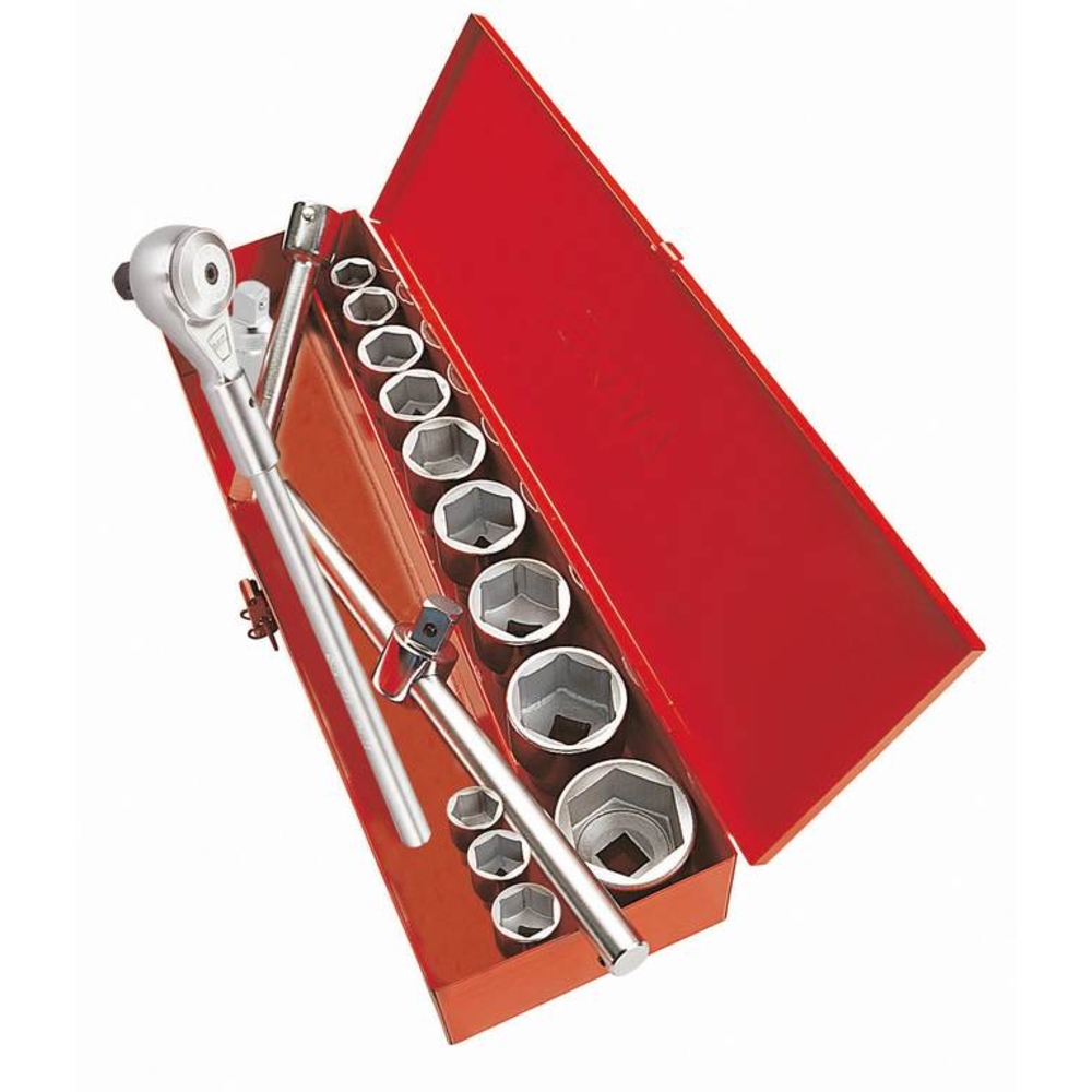 COFFRET DOUILLES ET ACCESSOIRES 3/4 - 17 OUTILS SAM OUTILLAGE - 78CH16
