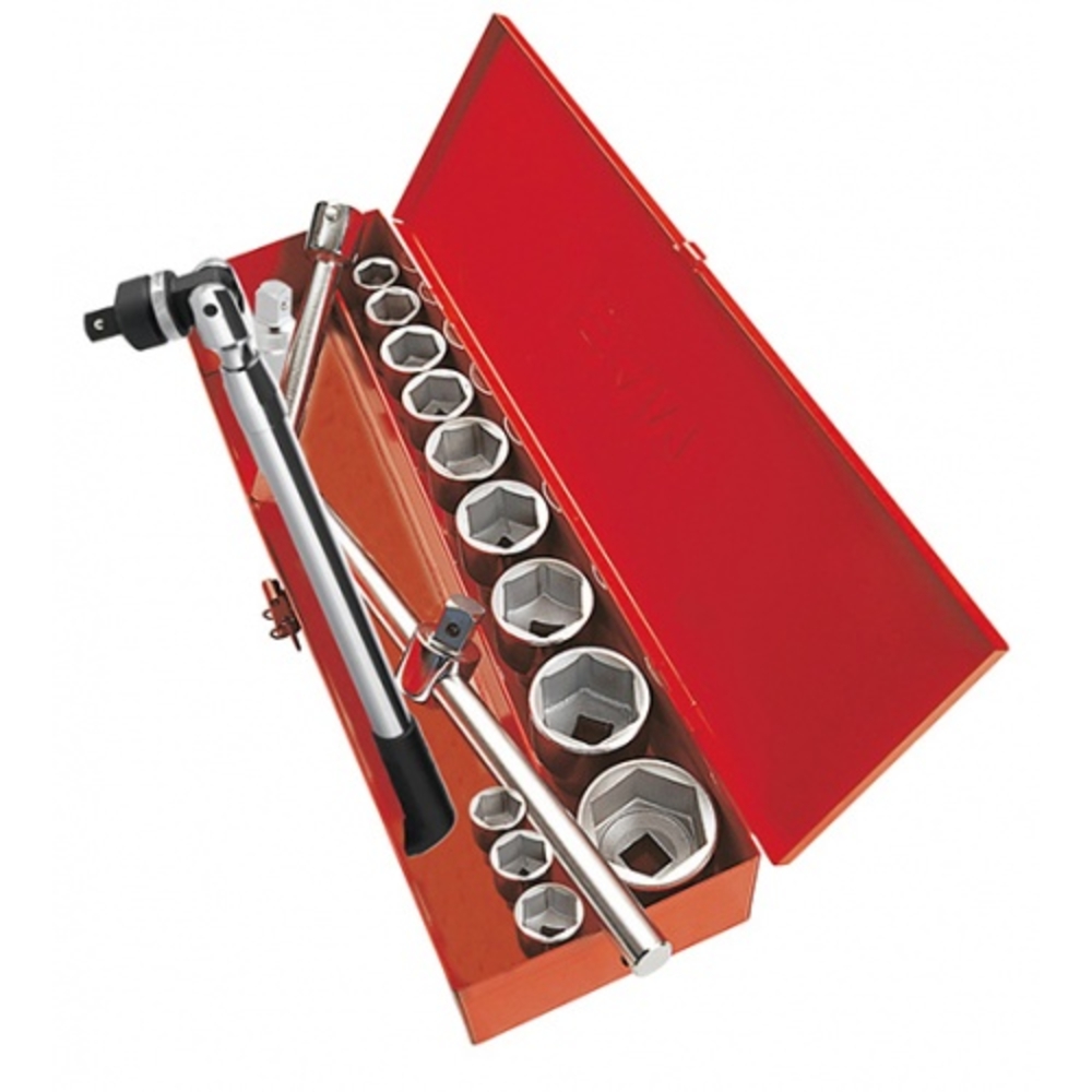 Coffret douilles et accessoires 3/4'' - cliquet telescopique SAM OUTILLAGE - 78CHC16Z