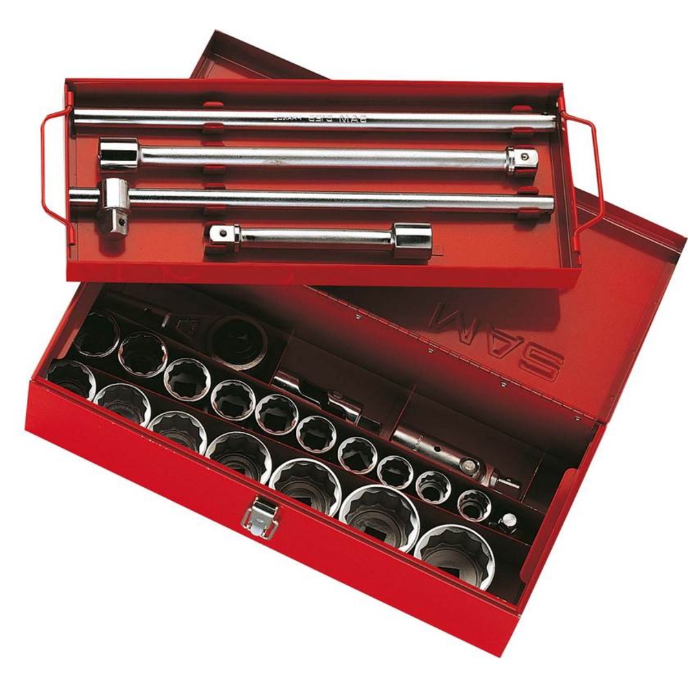 COFFRET 22 OUTILS 3/4' EN POUCES SAM OUTILLAGE - 78CP22
