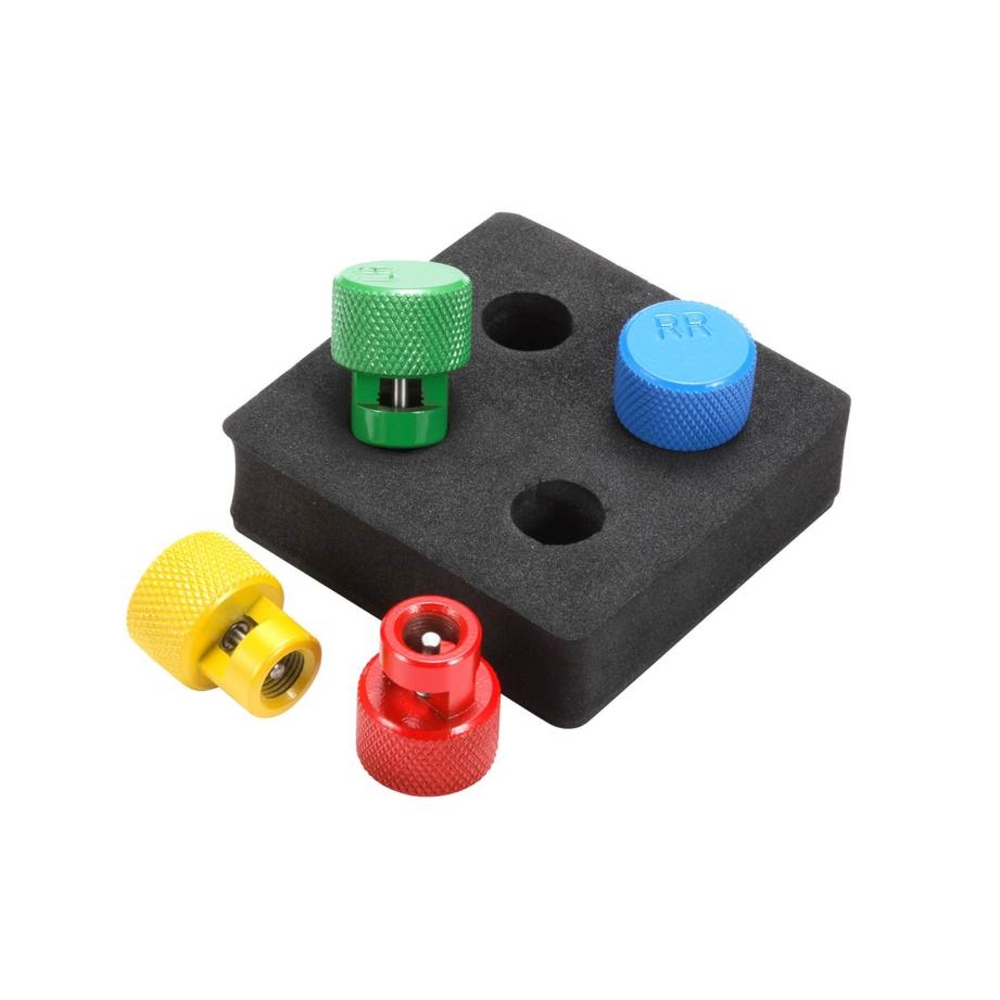 Kit de 4 bouchons de purge pour valves TPMS SAM OUTILLAGE - 913TPMS