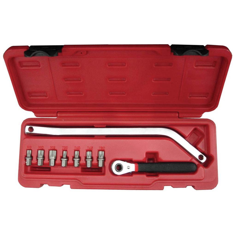 POIGNEE LONGUE ET EMBOUTS TORX 30-40-45-50 ET XZN 8-10-12 SAM OUTILLAGE - 99PA20