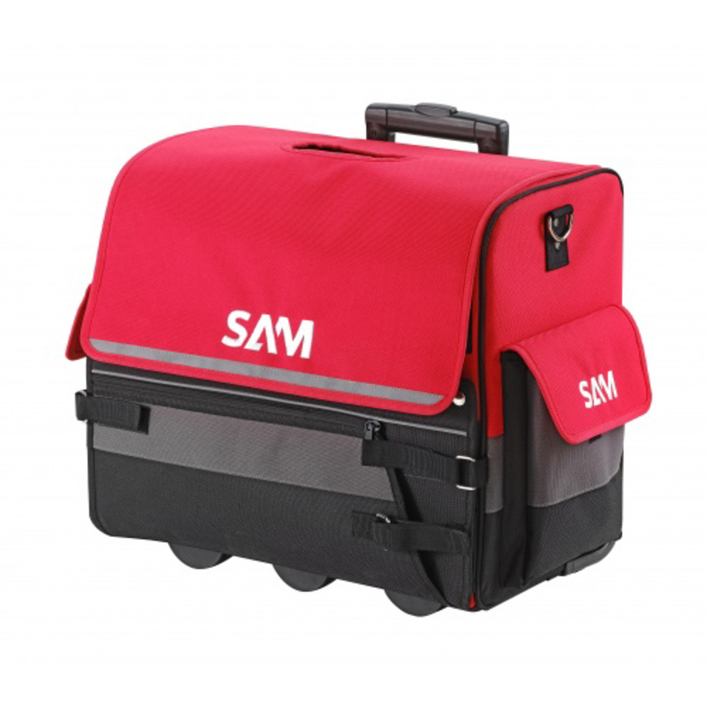 Valise textile de 33 litres avec trolley SAM OUTILLAGE - BAG7N