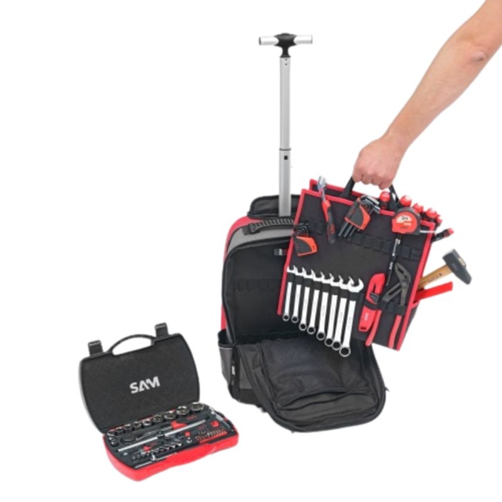 Sac a dos 40 litres avec 100 outils de maintenance SAM OUTILLAGE - CP100BAG5NZ