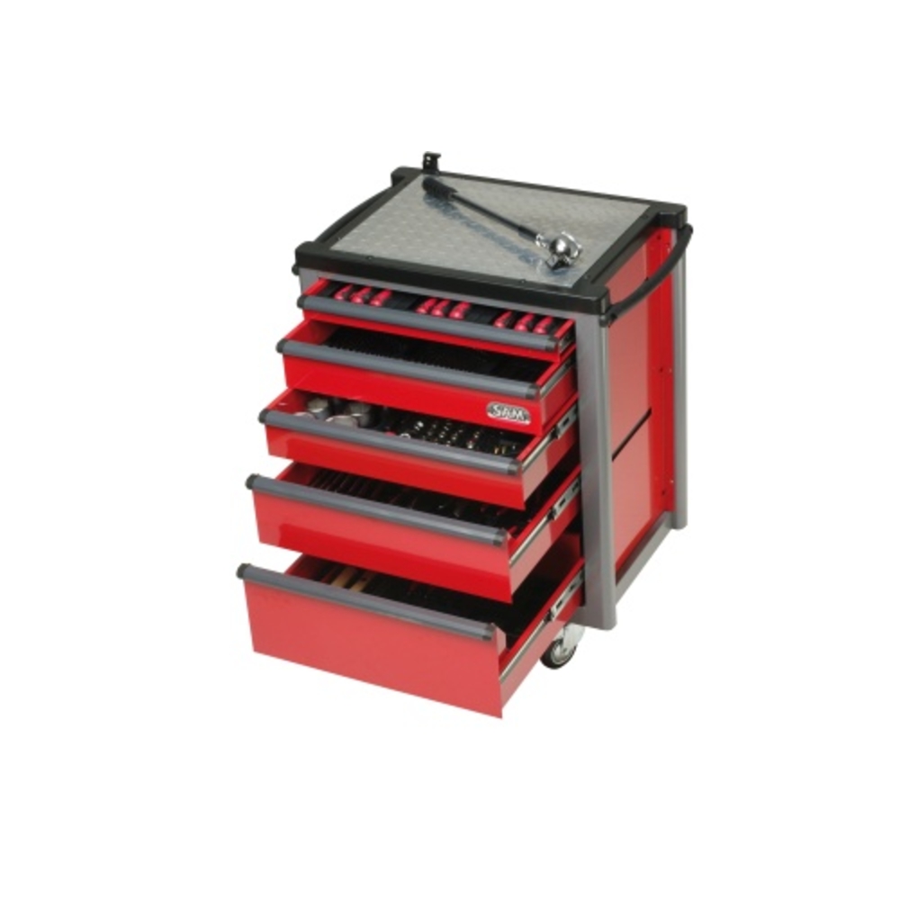COMPOSITION SAM OUTILLAGE 166 OUTILS POUR MECANIQUE POIDS LOURDS VENDUE SANS SERVANTE -CP-166-A