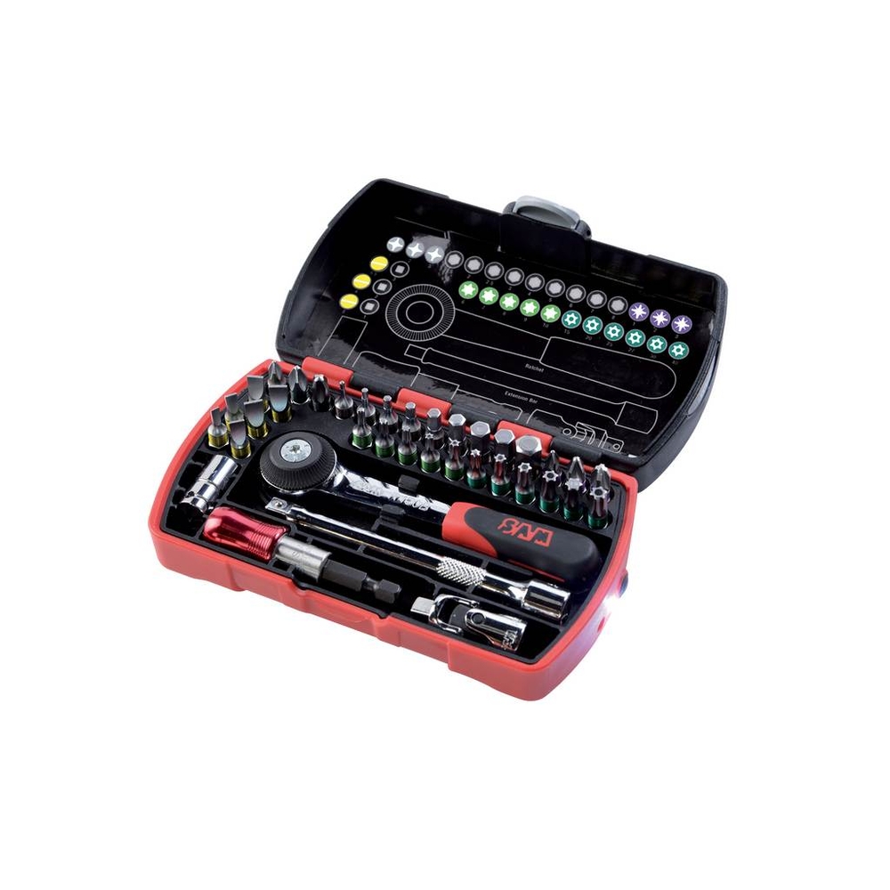 Coffret 36 pièces embouts de vissage SAM OUTILLAGE - CP36