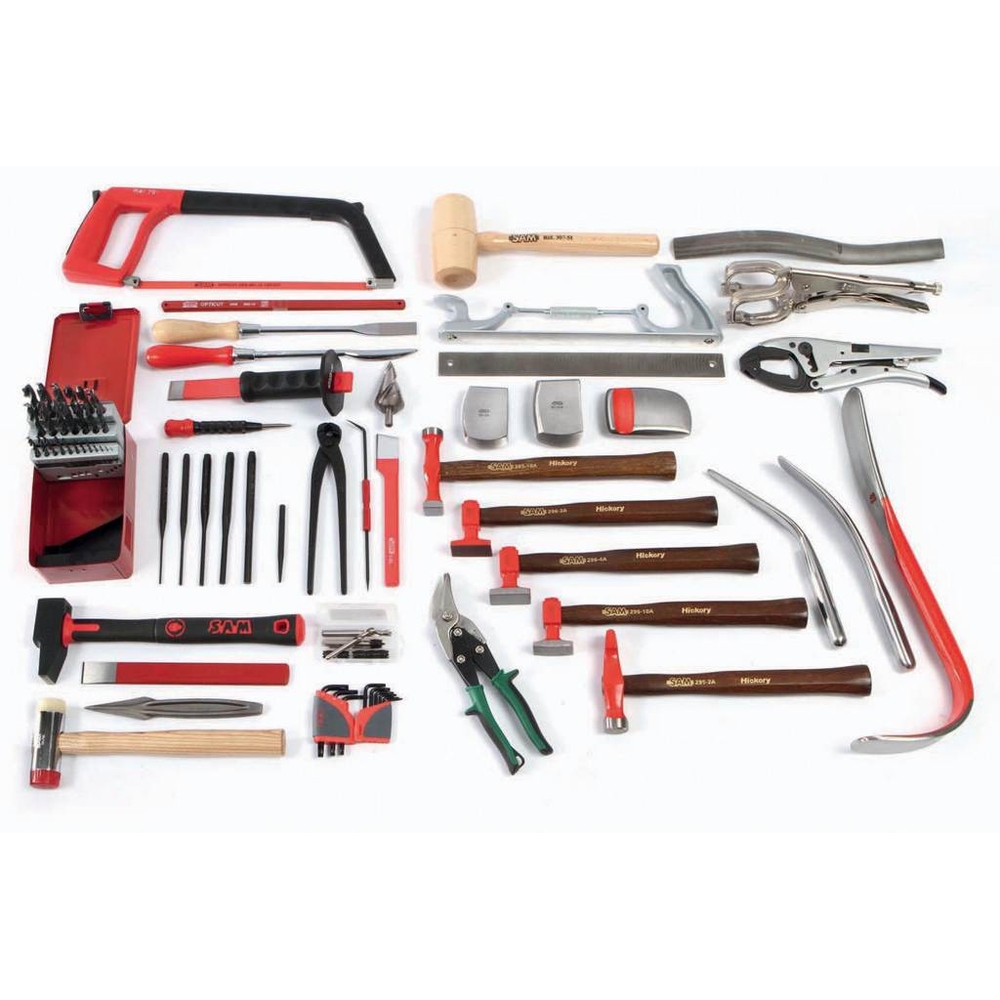 COMPOSITION D'OUTILS DE CARROSSIER EN MODULES SAM OUTILLAGE - CPCARO
