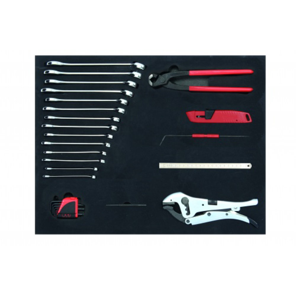 Composition 200 outils plateau n°4 en module mousse 3/3 SAM OUTILLAGE - CPP200PM4