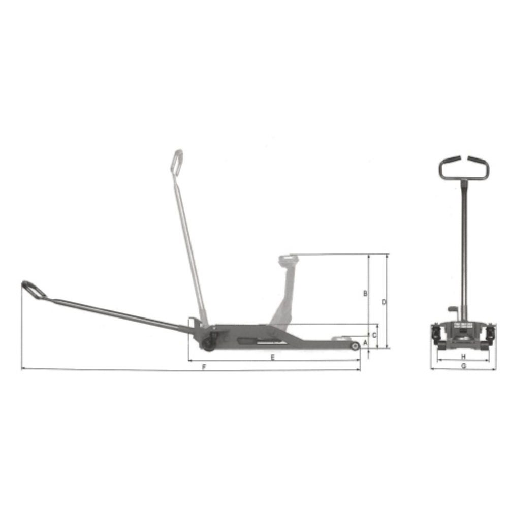 CRIC ROULEUR SAM OUTILLAGE 6T - CR-60-B