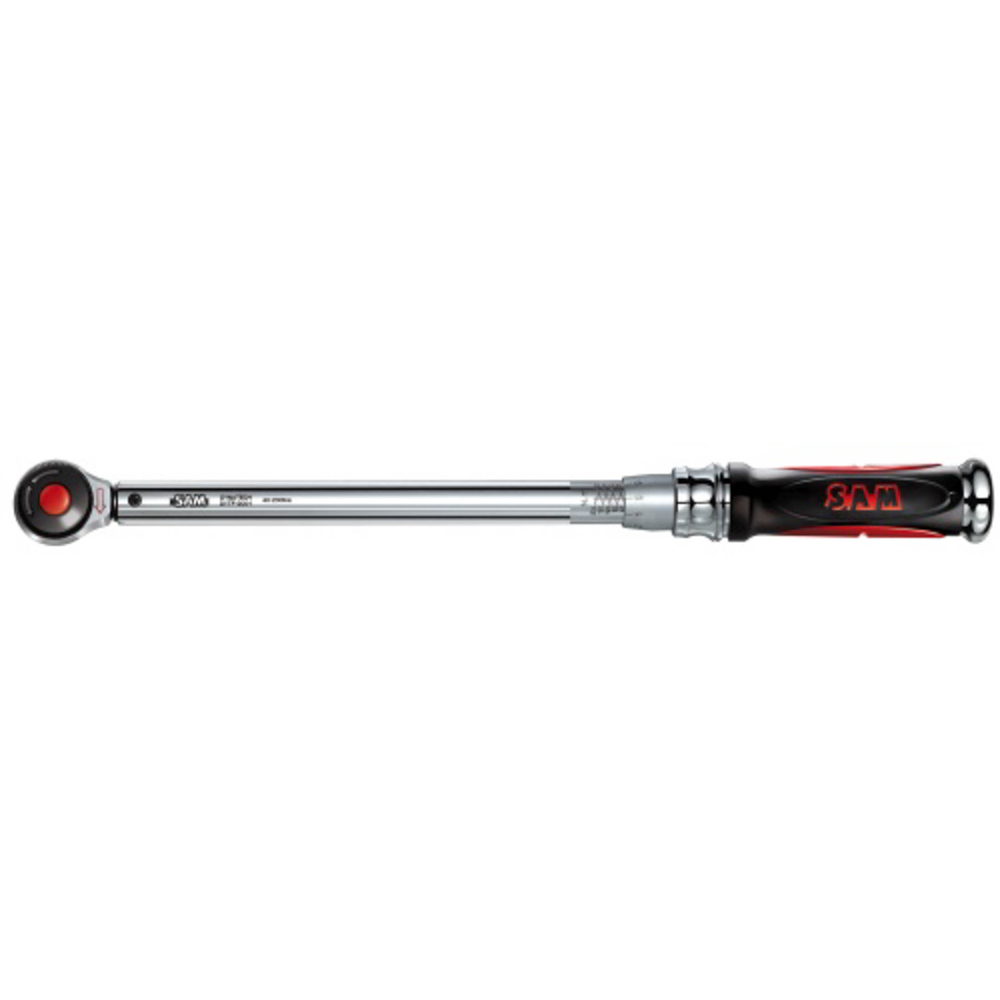 CLE DYNAMOMETRIQUE DYNATECH SAM OUTILLAGE 350 NM AVEC CLIQUET FIXE 1/4' -DYTFZ-5