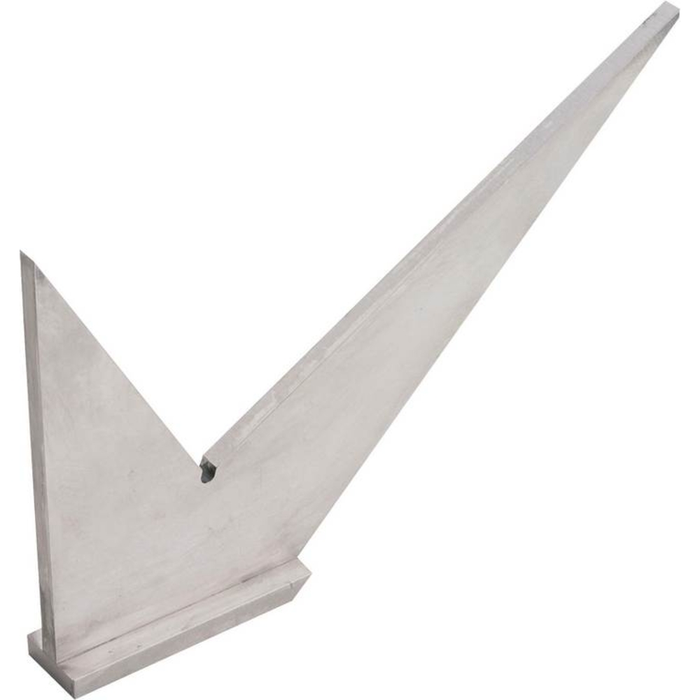 EQUERRE DOUBLE ONGLET A CHAPEAU 100 MM SAM OUTILLAGE - E6100