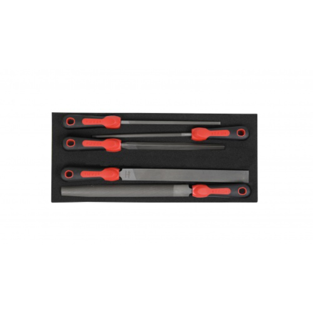 Module mousse 1/3 de 5 limes emmanchees SAM OUTILLAGE - LPJ1MM