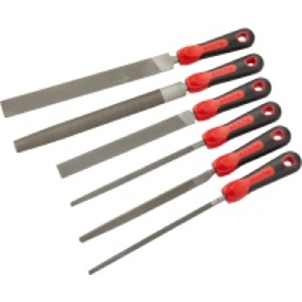 JEU DE 6 LIMES SAM OUTILLAGE EMMANCHEES - LPJ-6