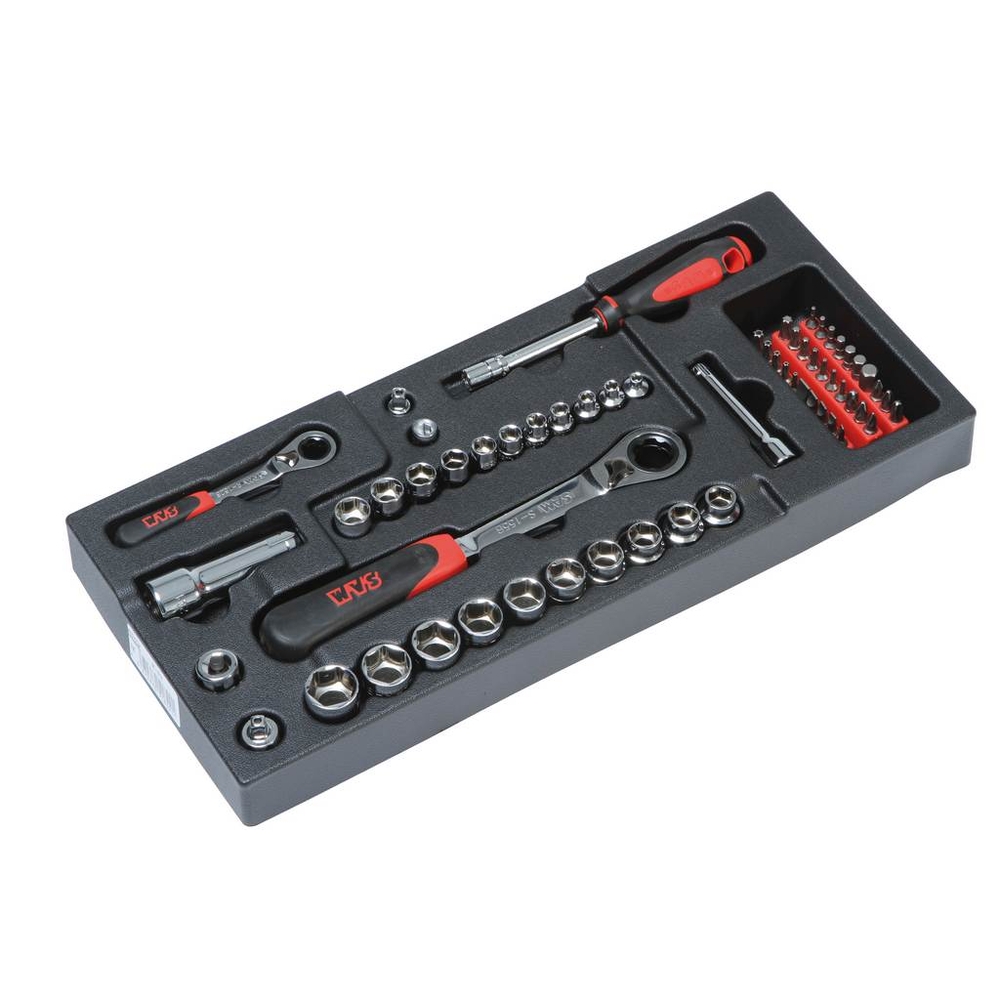 Module de douilles traversantes et accessoires 1/2' ET 1/4' SAM OUTILLAGE - M61