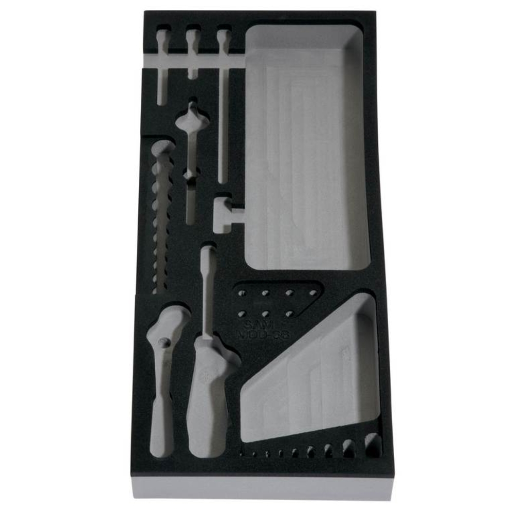 MODULE VIDE POUR DOUILLES ET ACCESSOIRES 1/4 SAM OUTILLAGE - MOD66