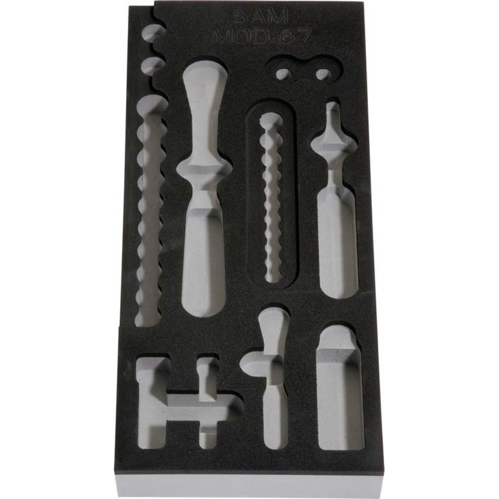 MODULE VIDE POUR DOUILLES ET ACCESSOIRES 1/4 SAM OUTILLAGE - MOD67