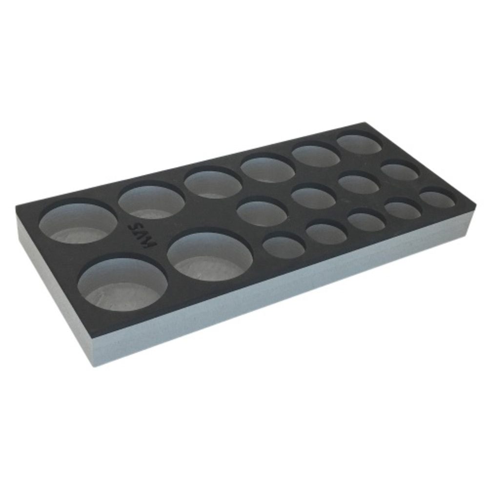 Module mousse 1/3 vide pour douilles 3/4'' SAM OUTILLAGE - MODM15